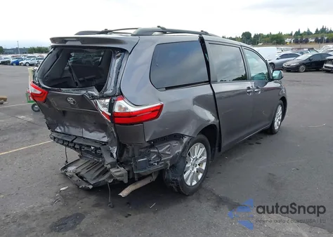 2015 Toyota Sienna Xle/Limited из США, поврежденный, VIN 5TDDK3DC5FS114485